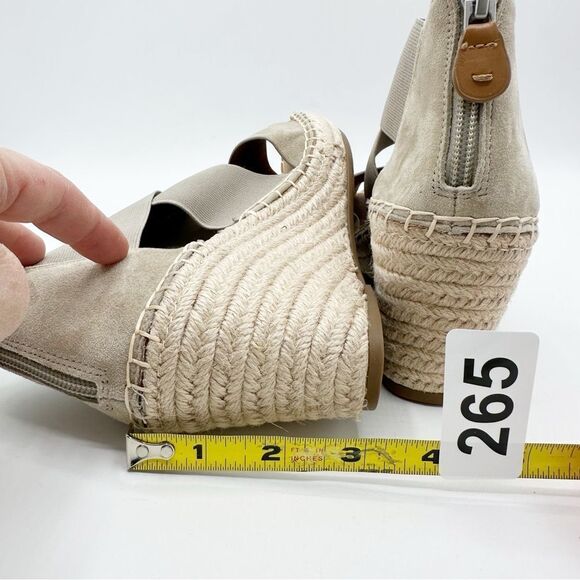 GENTLE SOULS KENNETH COLE Womens Gray‎ 1" Platform Colleen Espadrille Shoes 8.5M - Picture 12 of 14